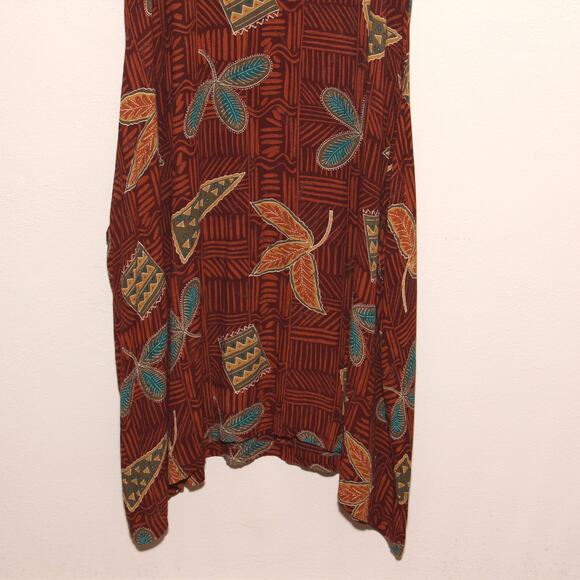Vintage F.B. Fogg Boho Floral Abstract Caftan Size OS OOAK - Picture 7 of 9